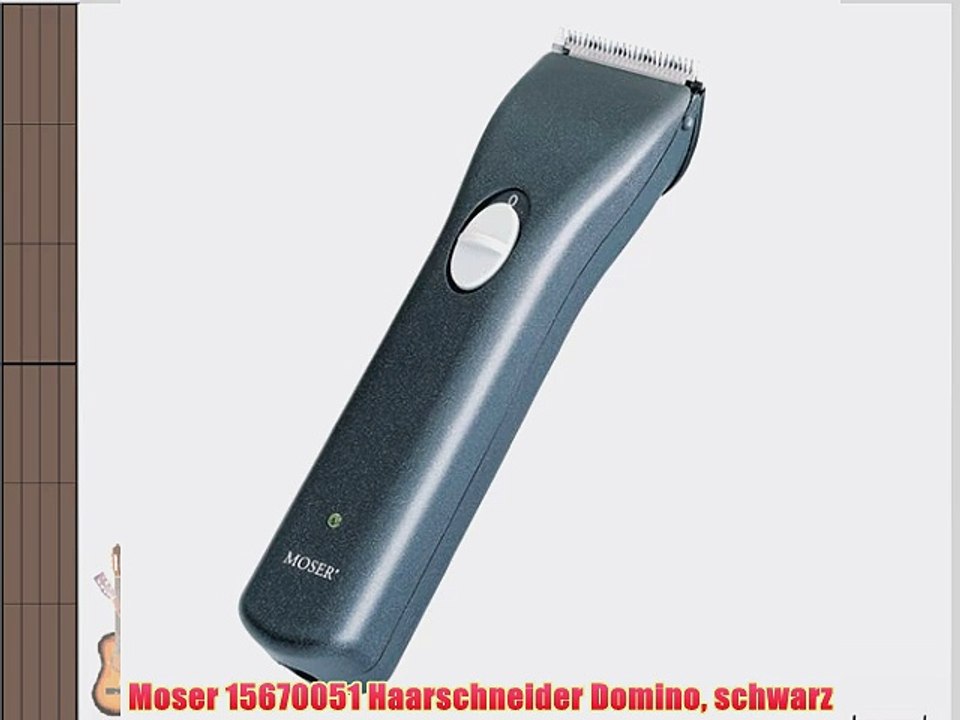Moser 15670051 Haarschneider Domino schwarz