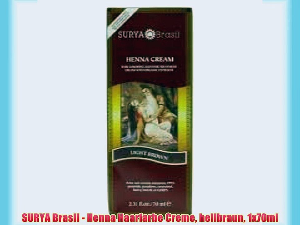 SURYA Brasil - Henna Haarfarbe Creme hellbraun 1x70ml