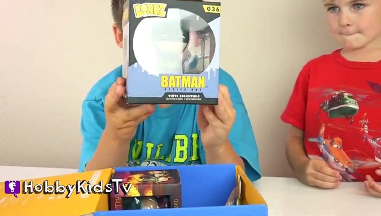 Hero Surprise Toys! Batman + Superman Super Geek Box HobbyKidsTV