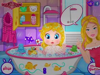 Barbie Game Cartoon - Baby Barbie Bedtime Shower - Baby Game For Kids