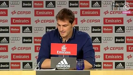 Les larmes d'Iker Casillas durant ses adieux au Real Madrid