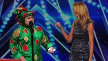 America's Got Talent 2015 | Piff the Magic Dragon: Heidi Klum Helps Comedic Magician in Dragon Suit