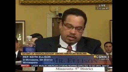 Rep. Keith Ellison Cries During Testimony at House Muslim Radicalization Hearing