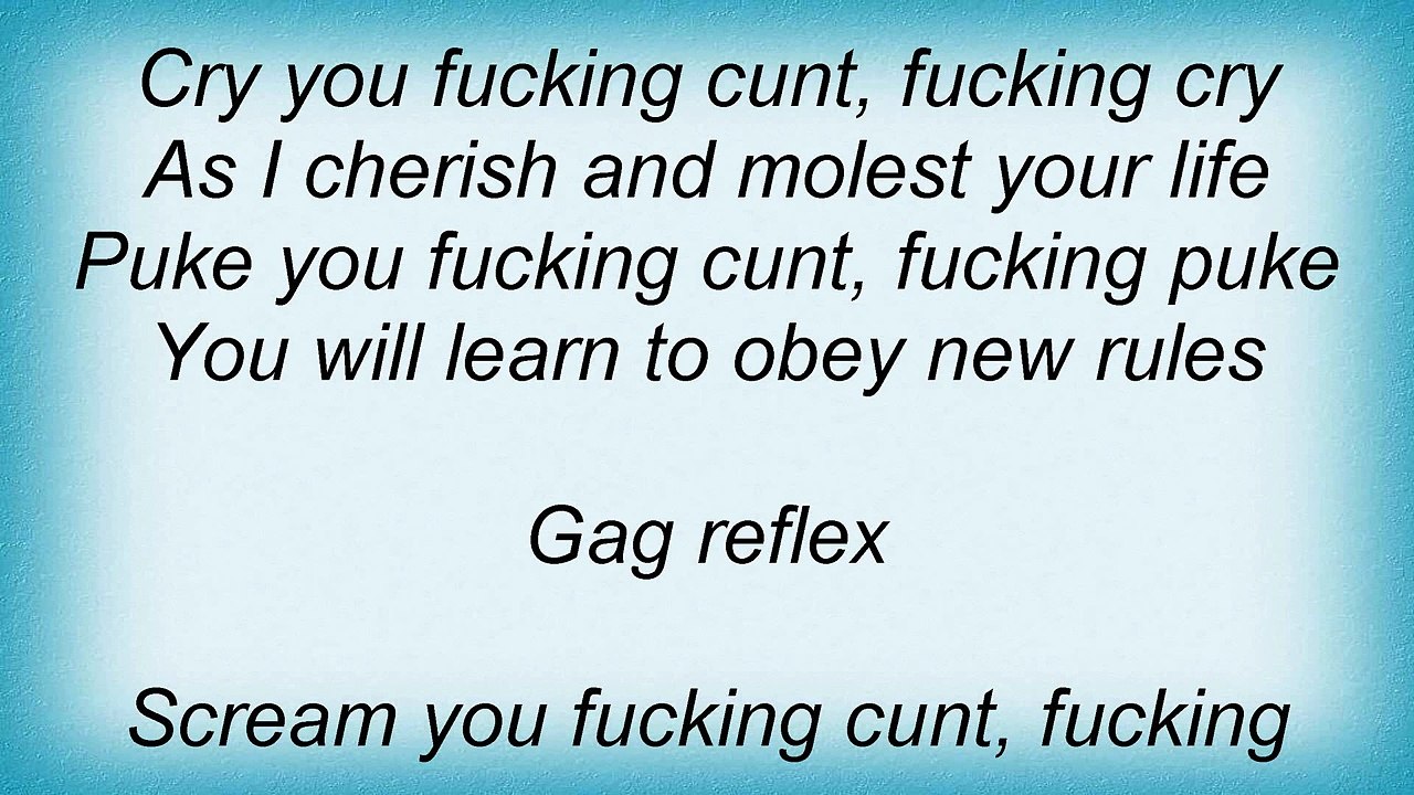 Impaled Nazarene - Gag Reflex Lyrics