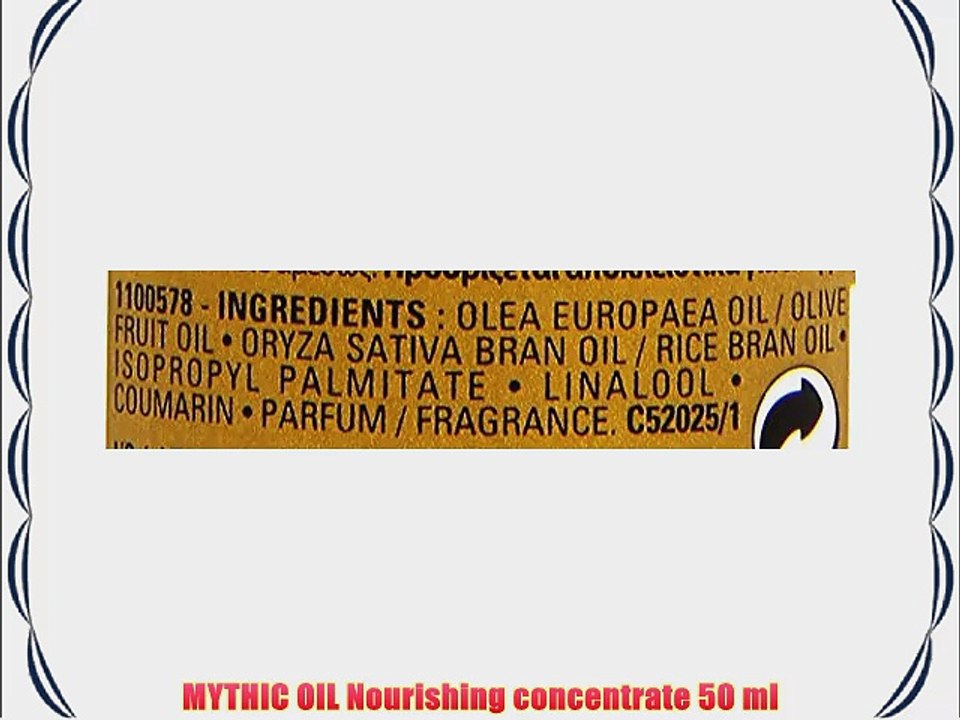 MYTHIC OIL Nourishing concentrate 50 ml