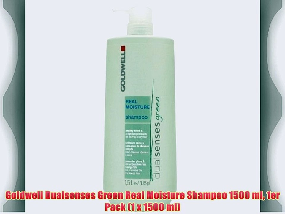 Goldwell Dualsenses Green Real Moisture Shampoo 1500 ml 1er Pack (1 x 1500 ml)