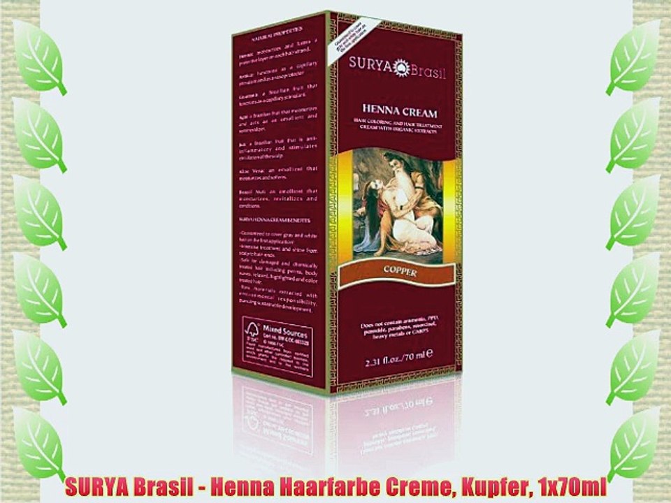 SURYA Brasil - Henna Haarfarbe Creme Kupfer 1x70ml