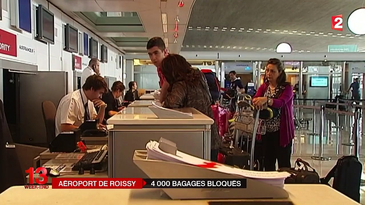 Aéroport de Roissy : 4 000 bagages bloqués à cause d'une panne