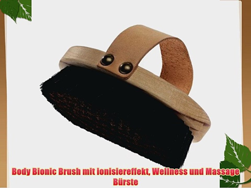 Body Bionic Brush mit ionisiereffekt Wellness und Massage B?rste