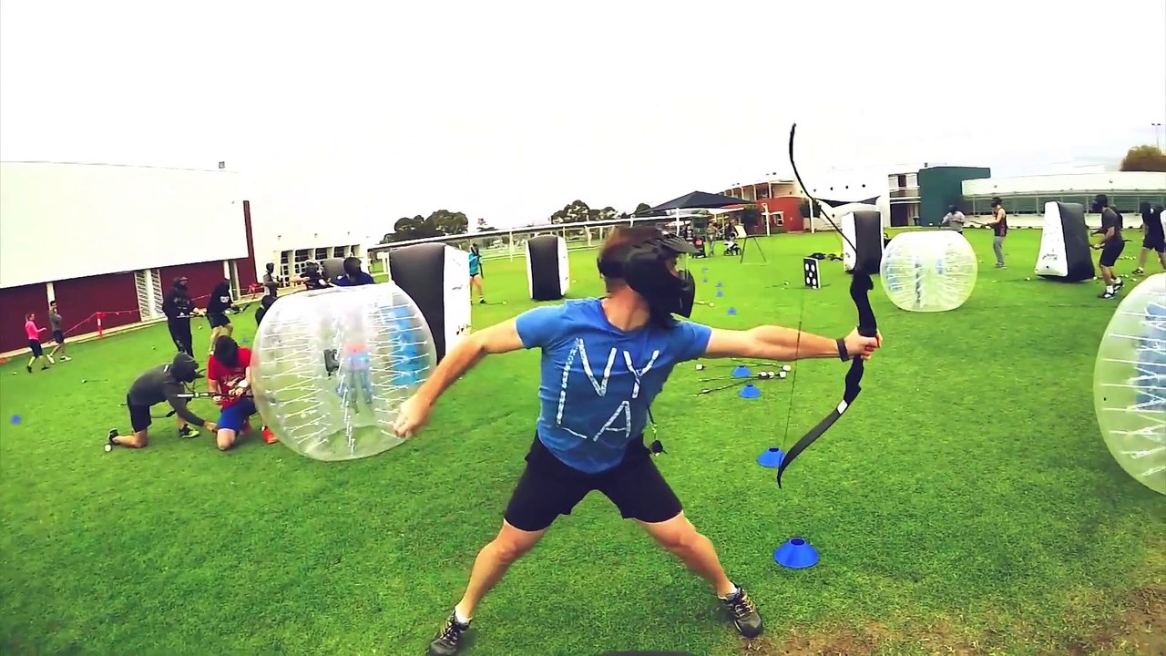 Great Archery Battle New Sport looks like paintball battle!