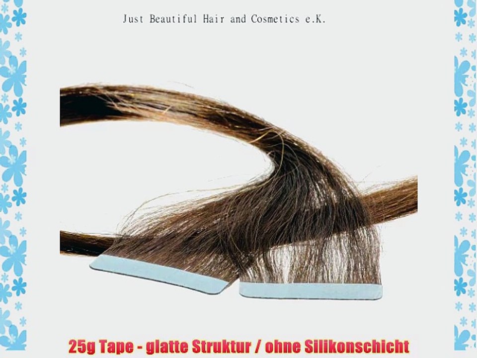 20 x 2.5g Remy Tape In / On Extensions Haarverl?ngerung Skin Weft 50cm - #22 goldblond
