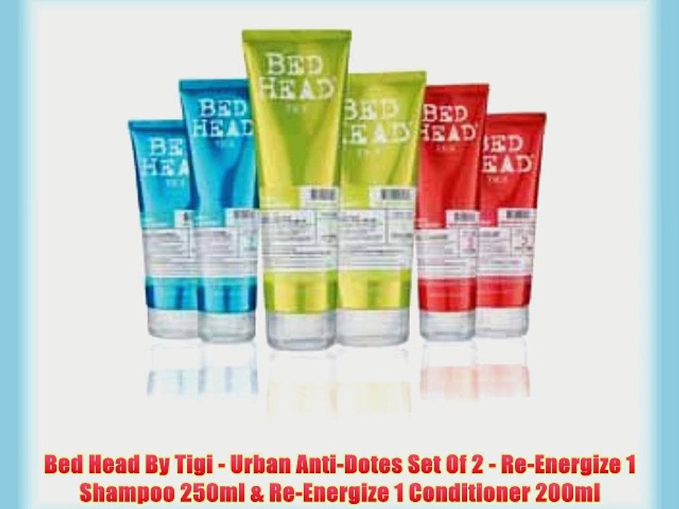 Bed Head By Tigi - Urban Anti-Dotes Set Of 2 - Re-Energize 1 Shampoo 250ml