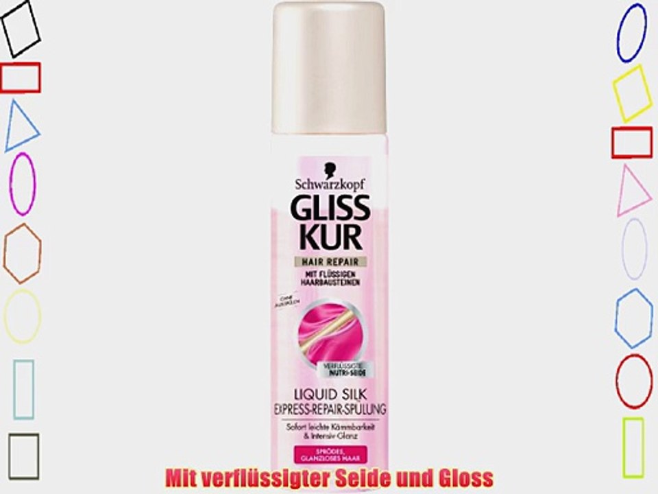 Gliss Kur Liquid Silk Express-Repair-Sp?lung 6er Pack (6 x 200 ml)