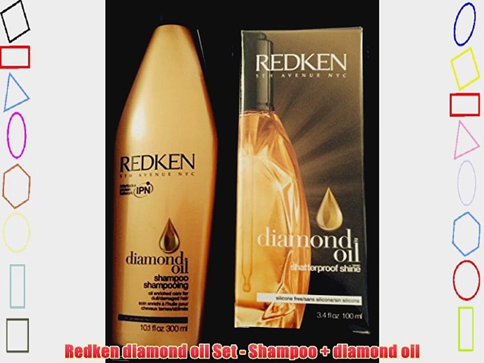 Redken diamond oil Set - Shampoo   diamond oil