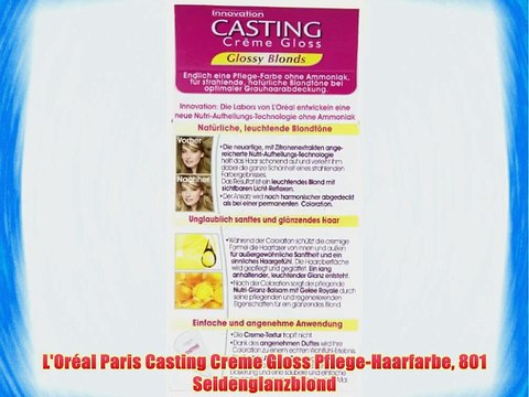 L'Or?al Paris Casting Creme Gloss Pflege-Haarfarbe 801 Seidenglanzblond