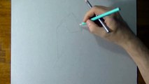 Drawing Time Lapse hyaline quartz hyperrealistic art 1