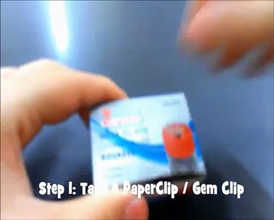 How To Make A SmartPhone Stand With PaperClips Or Gem Clips