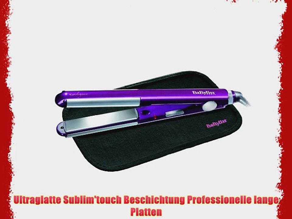 BaByliss ST106E iCurl elegance 2 in 1 Gl?tteisen pink