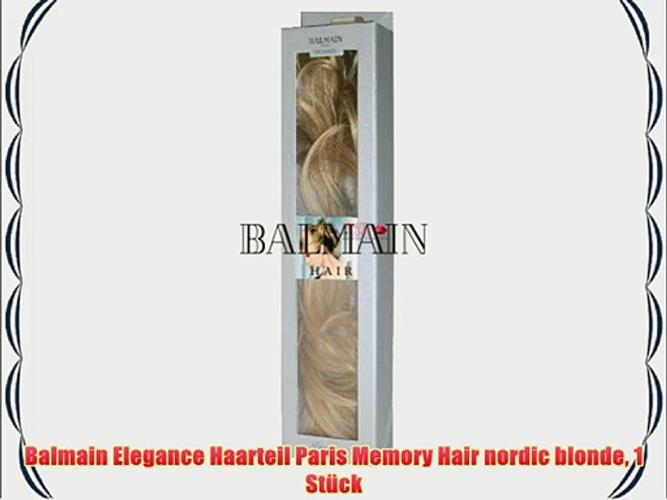 Balmain Elegance Haarteil Paris Memory Hair nordic blonde 1 St?ck