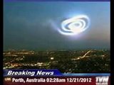 Spiral Seen over Australia When CERN Was Tested