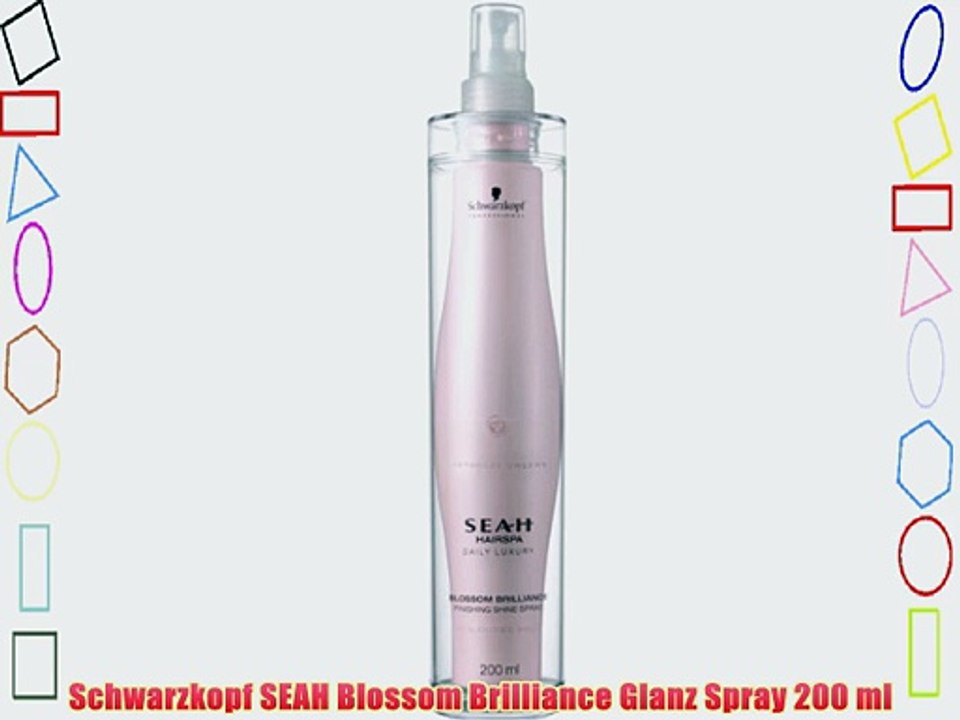 Schwarzkopf SEAH Blossom Brilliance Glanz Spray 200 ml