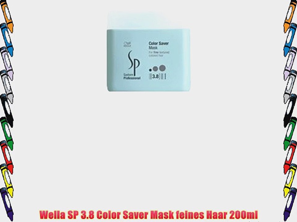 Wella SP 3.8 Color Saver Mask feines Haar 200ml