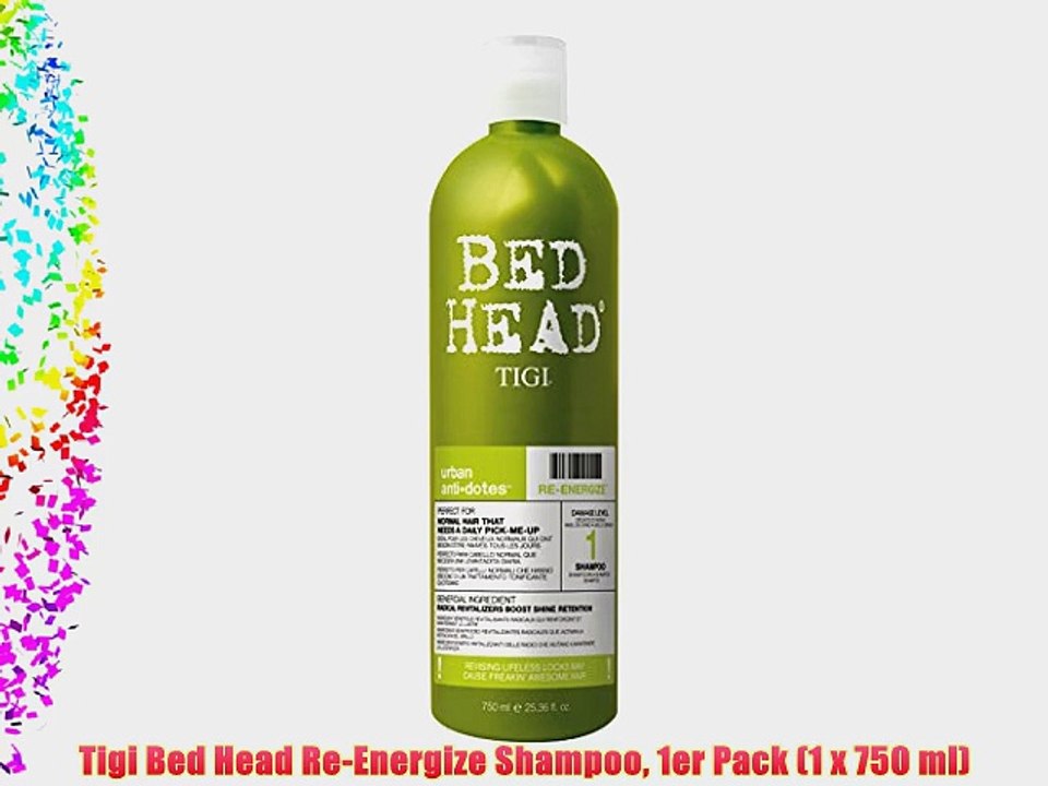Tigi Bed Head Re-Energize Shampoo 1er Pack (1 x 750 ml)
