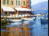 Italy Views - oil paintings exhibition by Alex Perez contemporary realist painter
