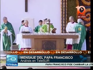 Papa Francisco da misa a paraguayos y reza en guaraní