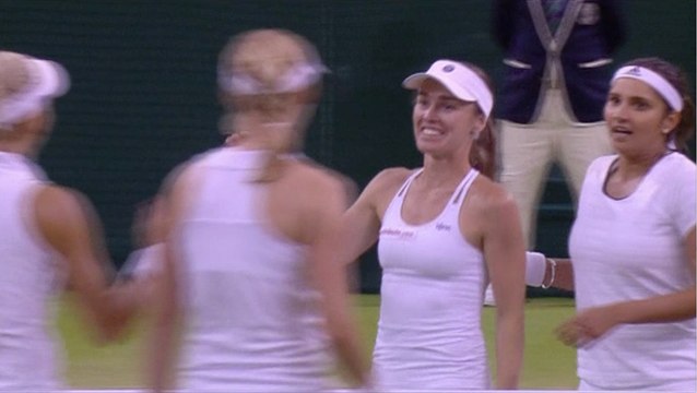 Hingis and Mirza claim wimbledon ladies' doubles crown
