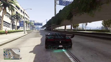 GTA 5 Crazy Super Car Jump