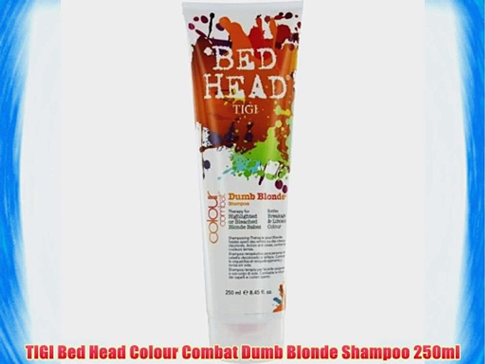 TIGI Bed Head Colour Combat Dumb Blonde Shampoo 250ml