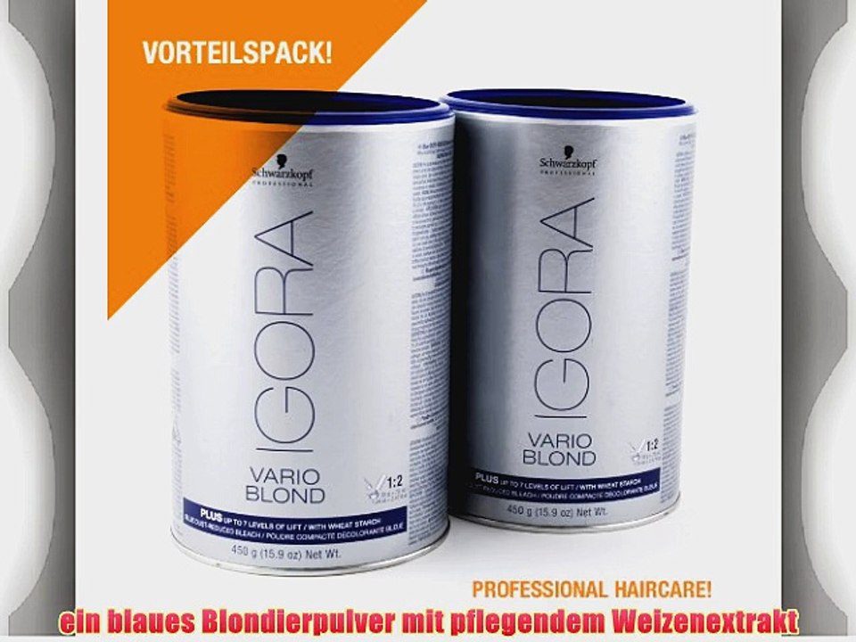 Schwarzkopf IGORA Vario Blond Vario Blond Plus 450g 2er Pack (2x450g)
