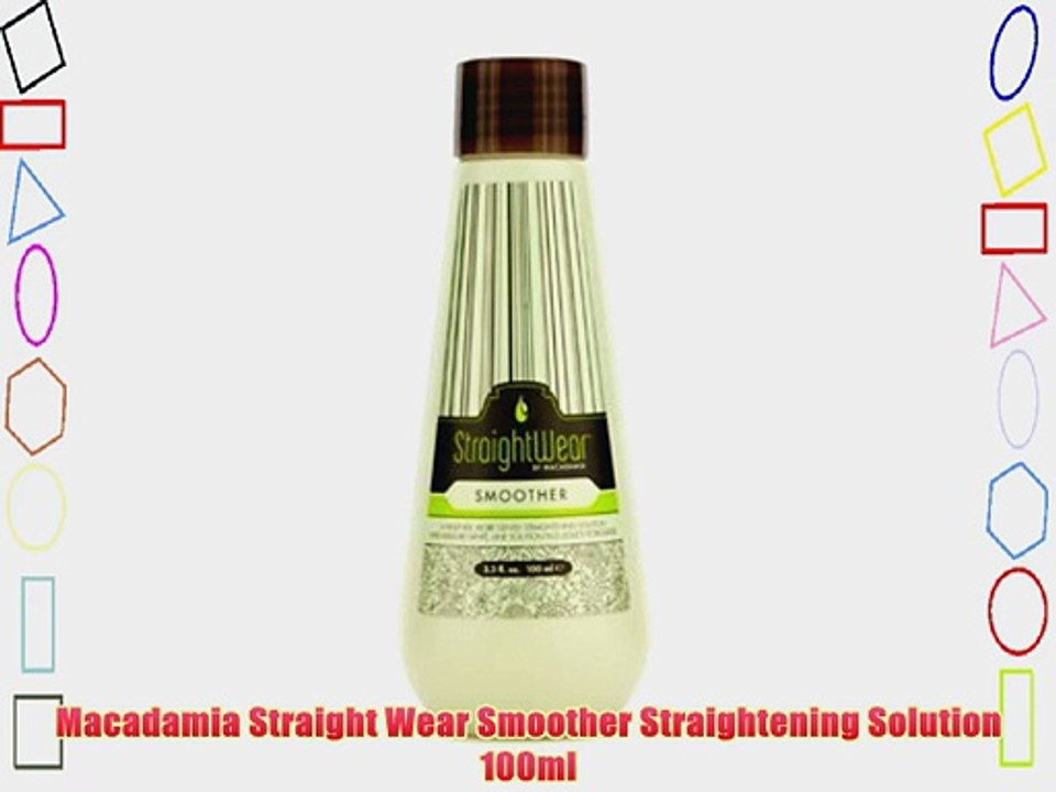Macadamia Straight Wear Smoother Straightening Solution 100ml
