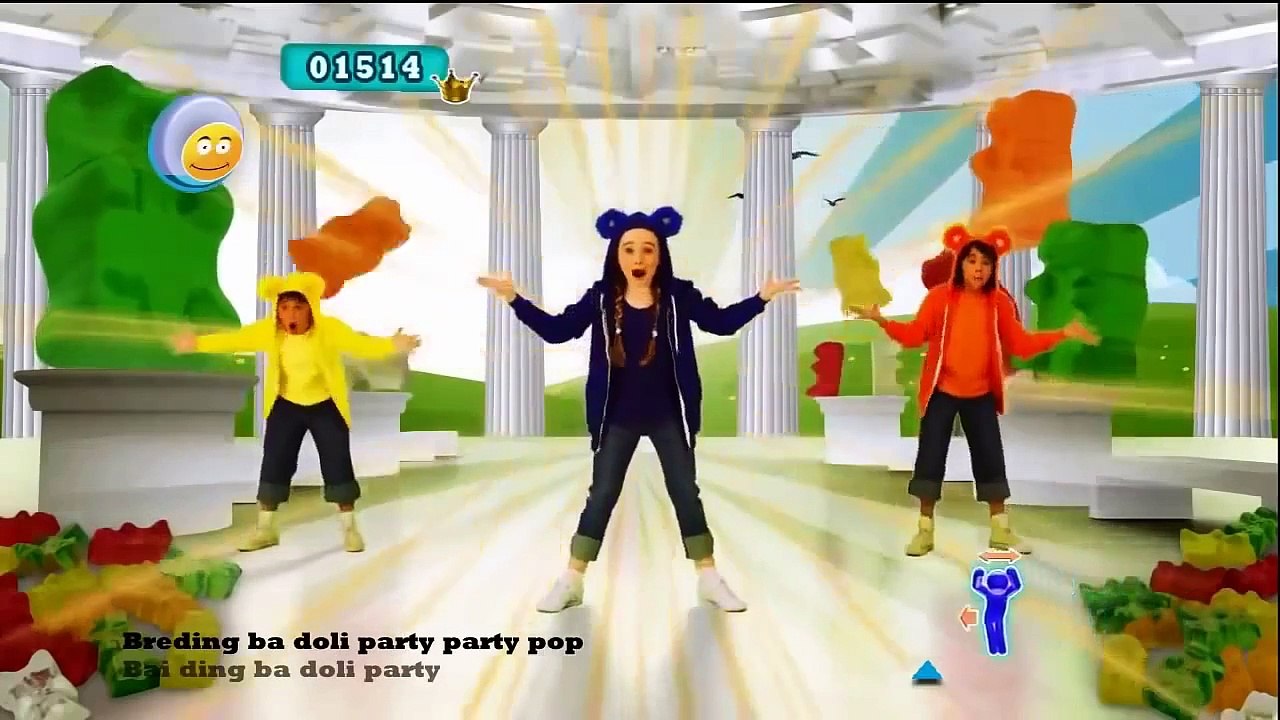 Gummy Bear Just Dance 2014 - The Gummy Bear Song - Kid Songs With Lyrics - Baby Toddler Surprise