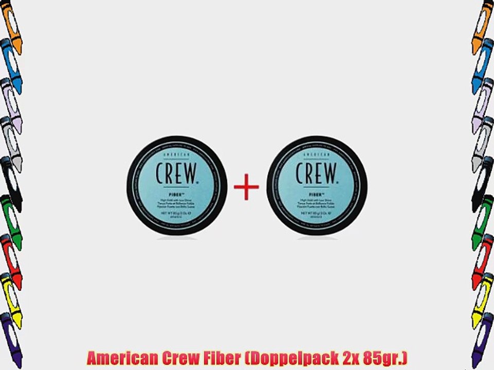 American Crew Fiber (Doppelpack 2x 85gr.)