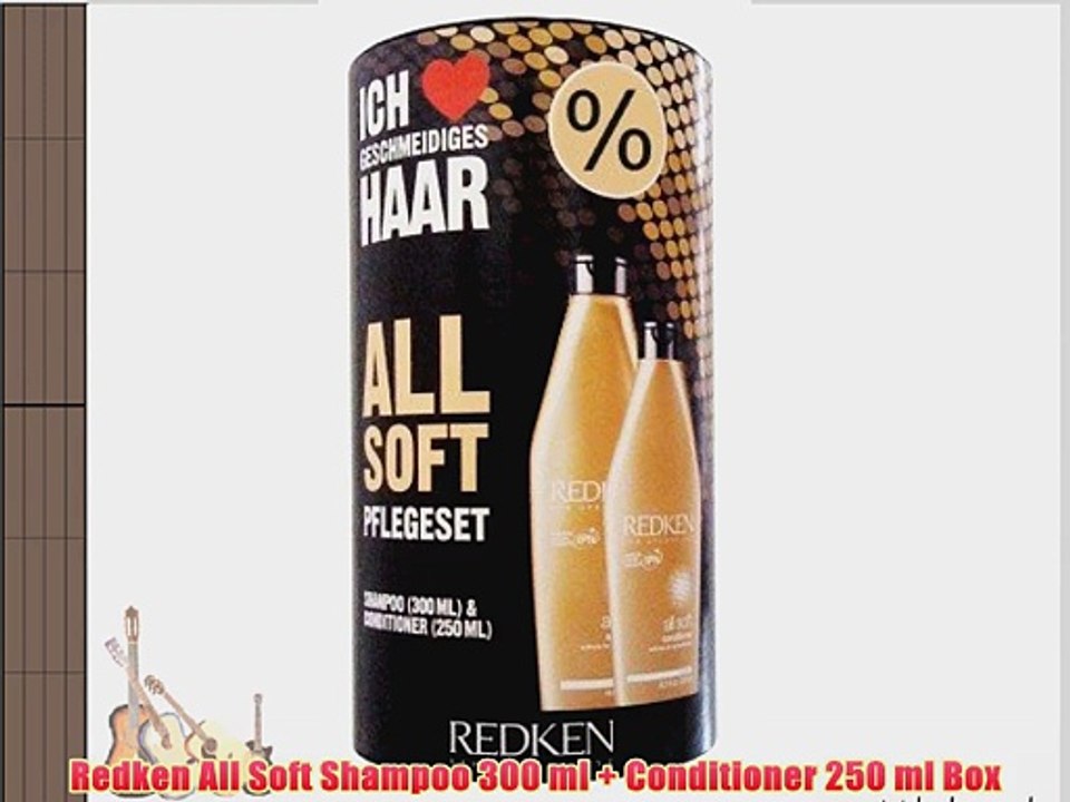 Redken All Soft Shampoo 300 ml   Conditioner 250 ml Box