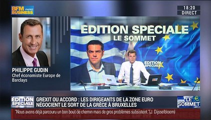 Édition spéciale Grèce: Philippe Gudin: "Ce qui est sur la table, ce sont des mesures encore plus fortes, qui vont encore plus loin" - 12/07
