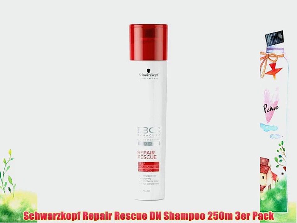 Schwarzkopf Repair Rescue DN Shampoo 250m 3er Pack