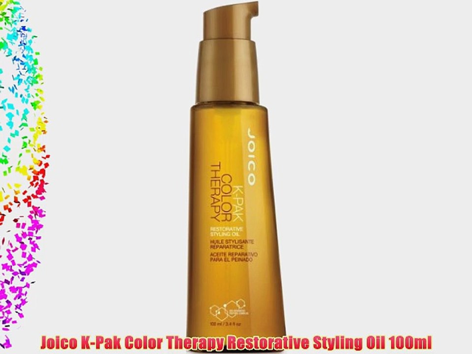 Joico K-Pak Color Therapy Restorative Styling Oil 100ml