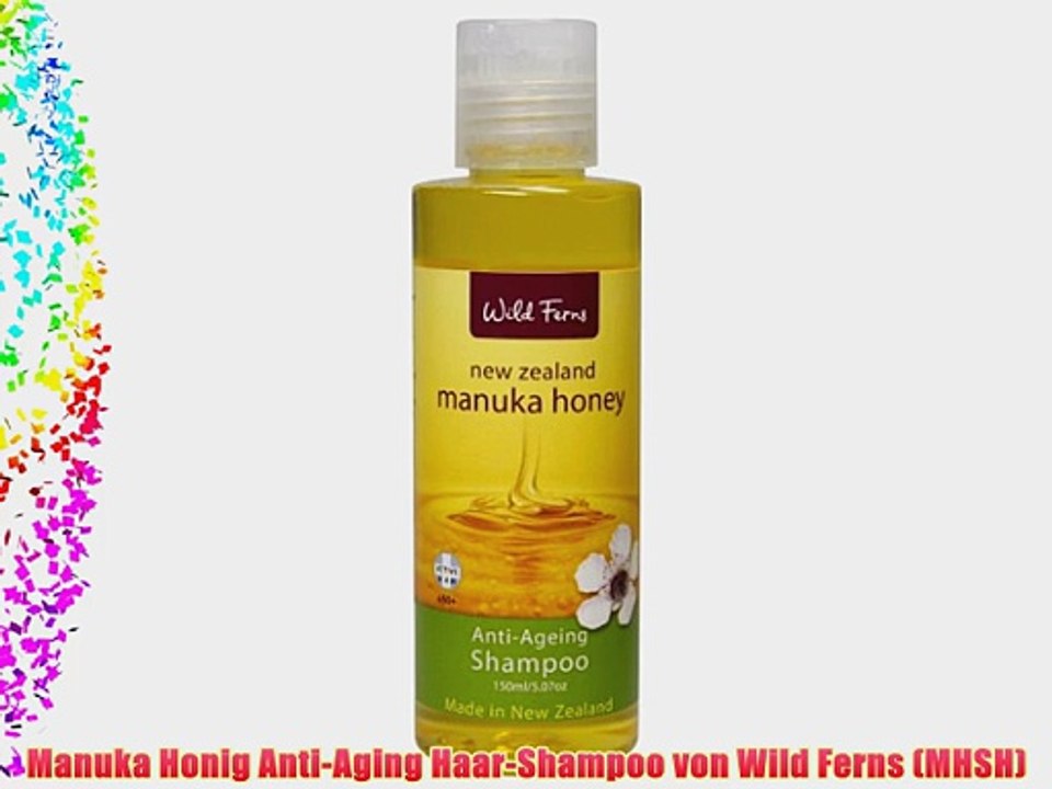 Manuka Honig Anti-Aging Haar-Shampoo von Wild Ferns (MHSH)