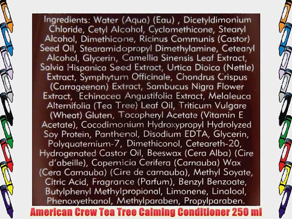 American Crew Tea Tree Calming Conditioner 250 ml