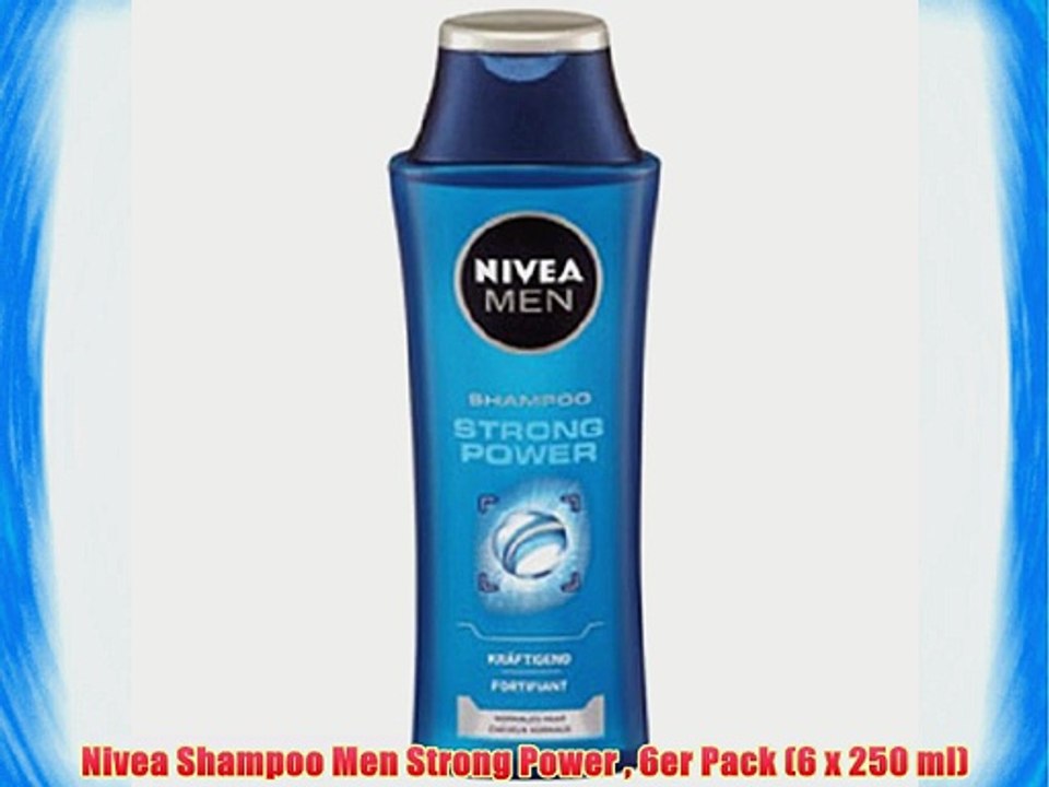 Nivea Shampoo Men Strong Power  6er Pack (6 x 250 ml)