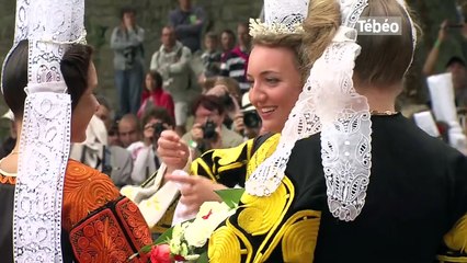 Pont-l'Abbé. La réaction de Lia Cévaër, reine des Brodeuses 2015