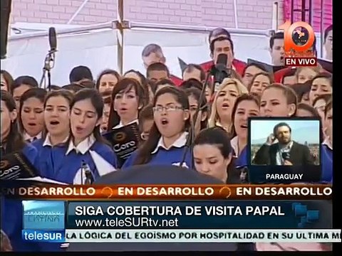 Papa Francisco ofrece misa en Paraguay, último país de su gira por AL