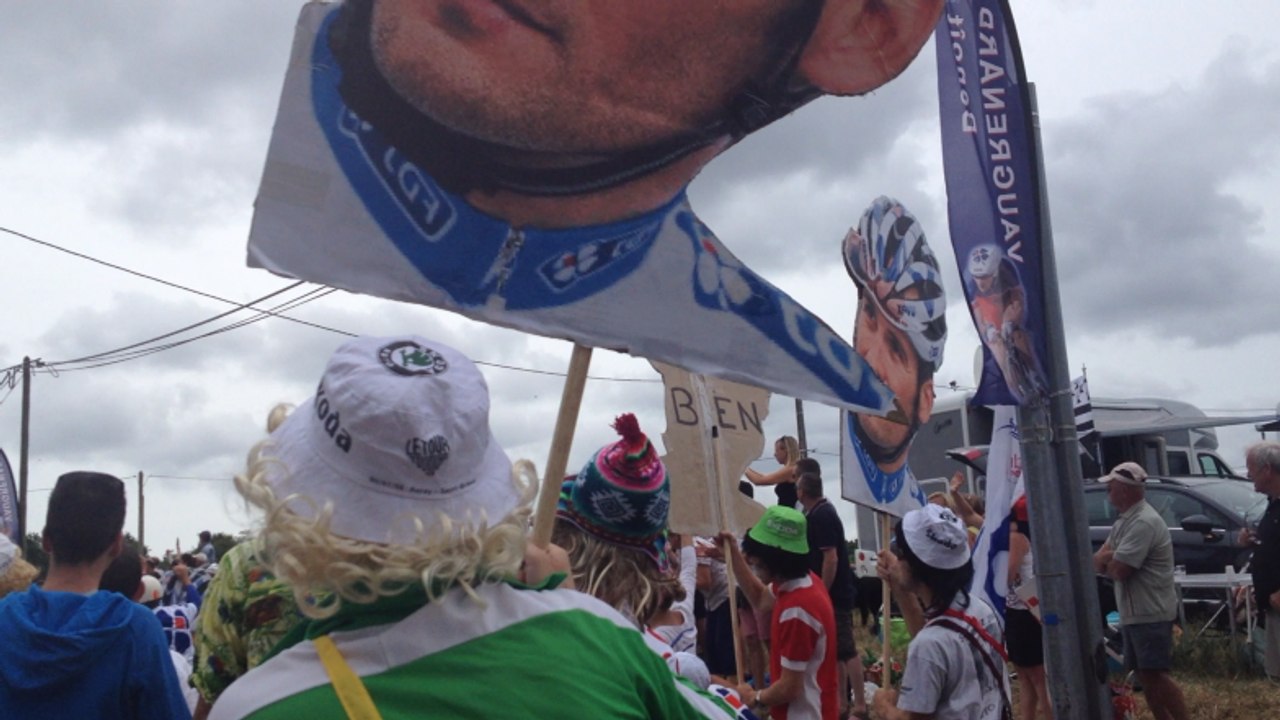 Le Tour avec le fan club de Benoît Vaugrenard