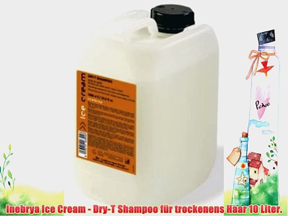Inebrya Ice Cream - Dry-T Shampoo f?r trockenens Haar 10 Liter.