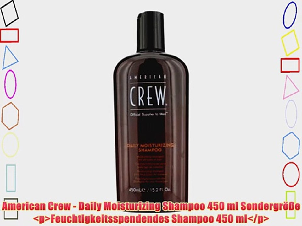 American Crew - Daily Moisturizing Shampoo 450 ml Sondergr??e