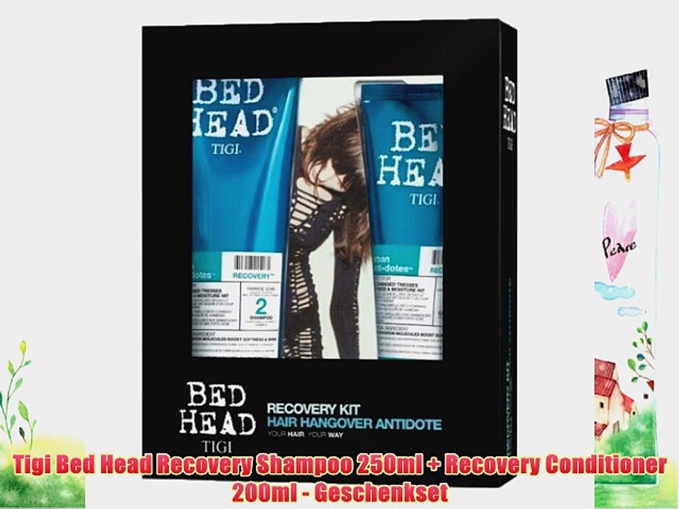 Tigi Bed Head Recovery Shampoo 250ml   Recovery Conditioner 200ml - Geschenkset