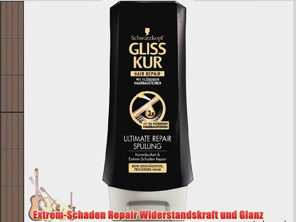 Gliss Kur Ultimate Repair Sp?lung 6er Pack (6 x 200 ml)